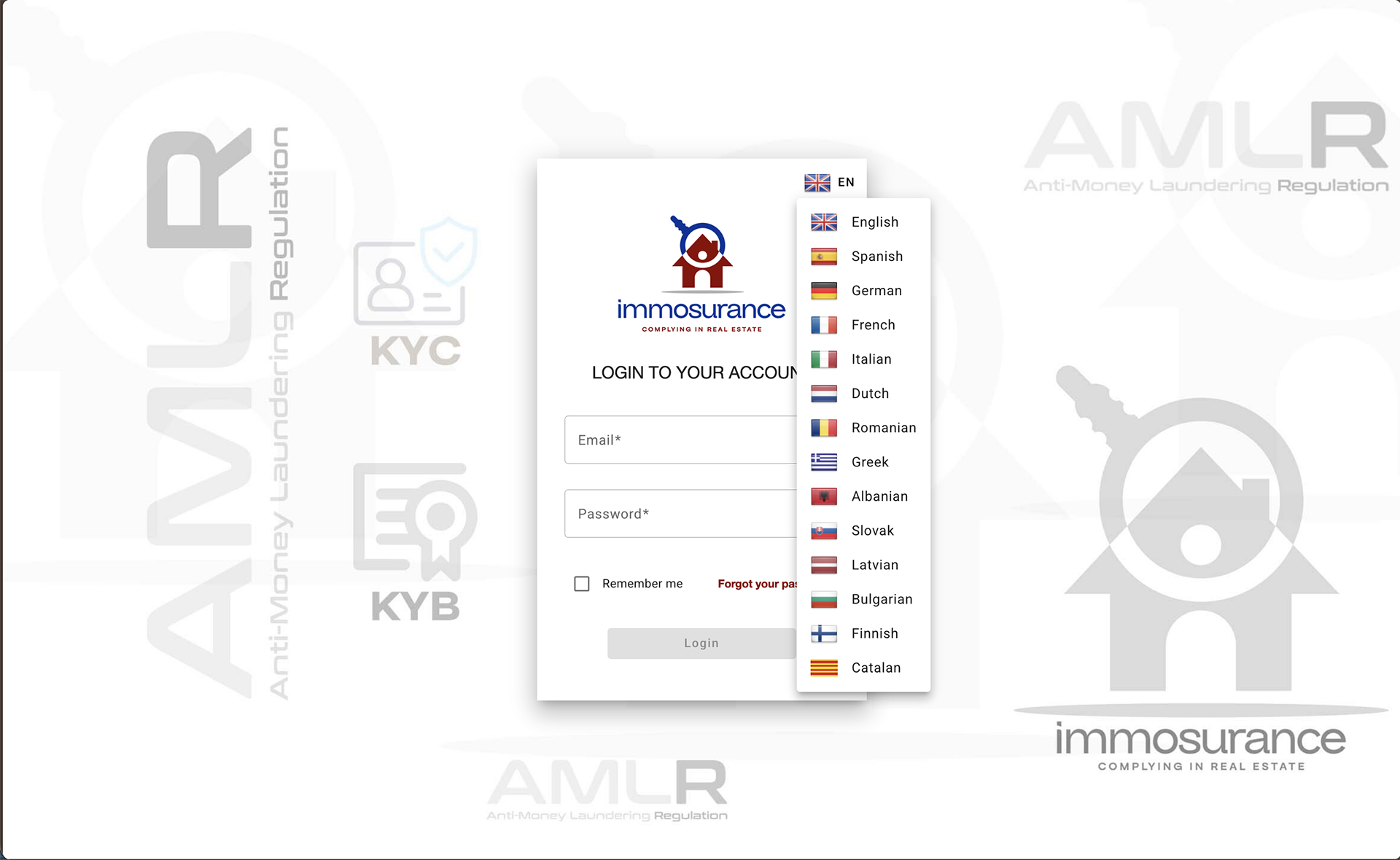 Secure roll-based multi-lingual platform